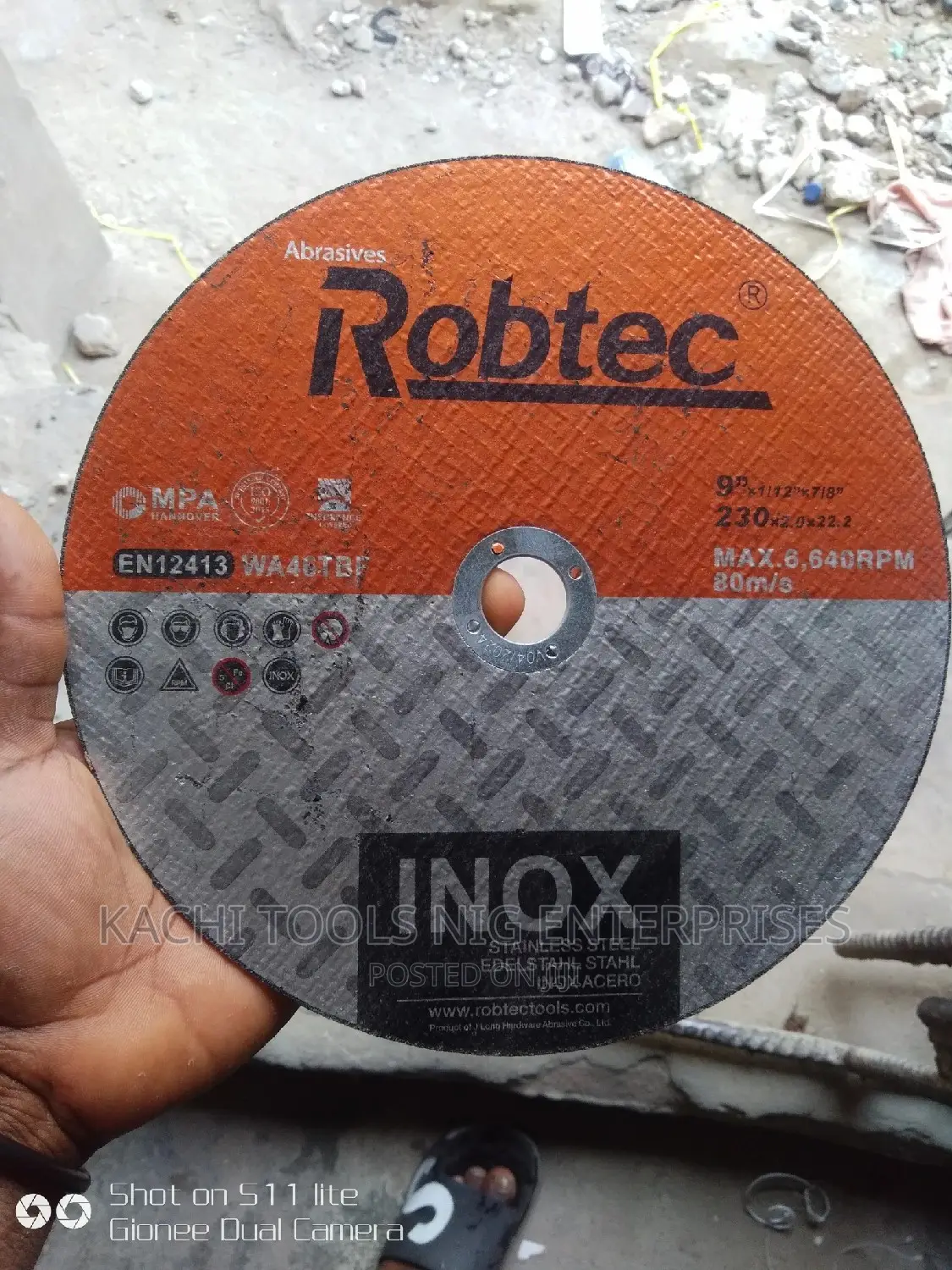 Original 9" Stainless Cutting Disc