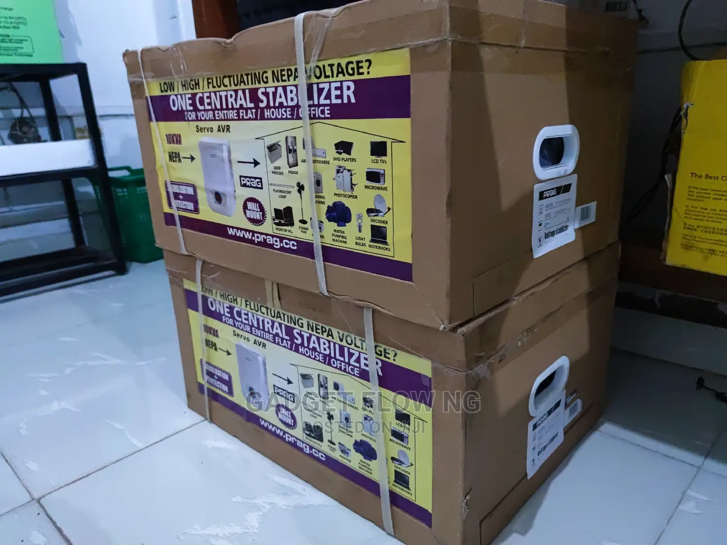 10KVA Prag Servo Voltage Stabilizer (140v-260v)