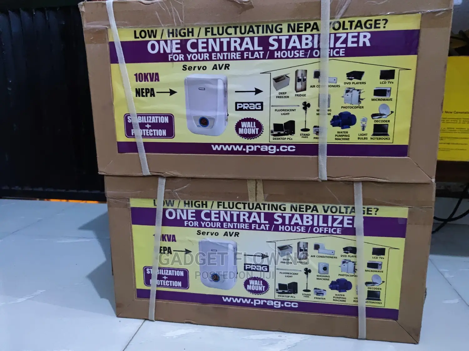 10KVA Prag Servo Voltage Stabilizer (140v-260v)