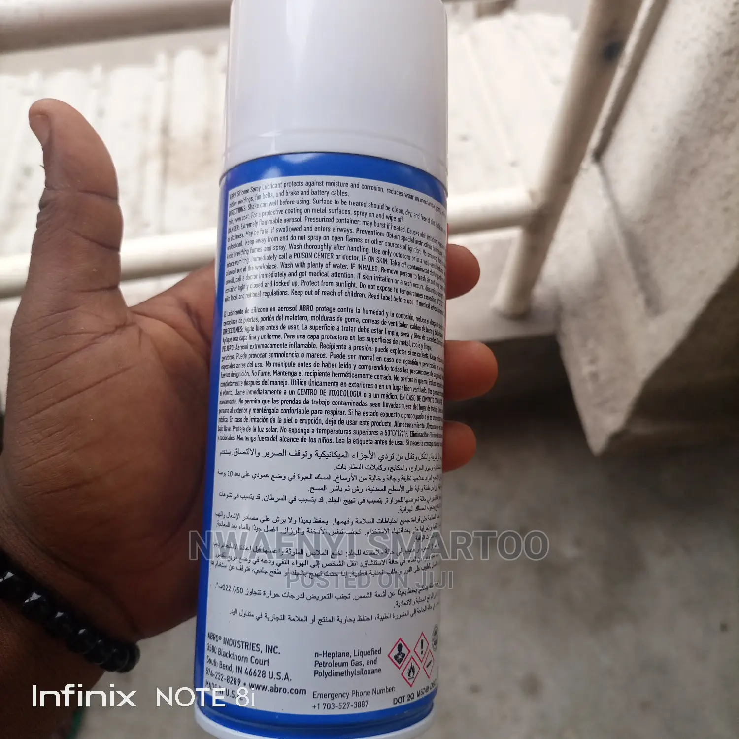 Orignal Abro Silicone Spray