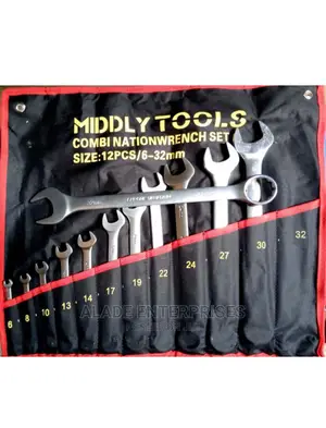 Industrial Offset Ring Open Spanner Set 6-32mm