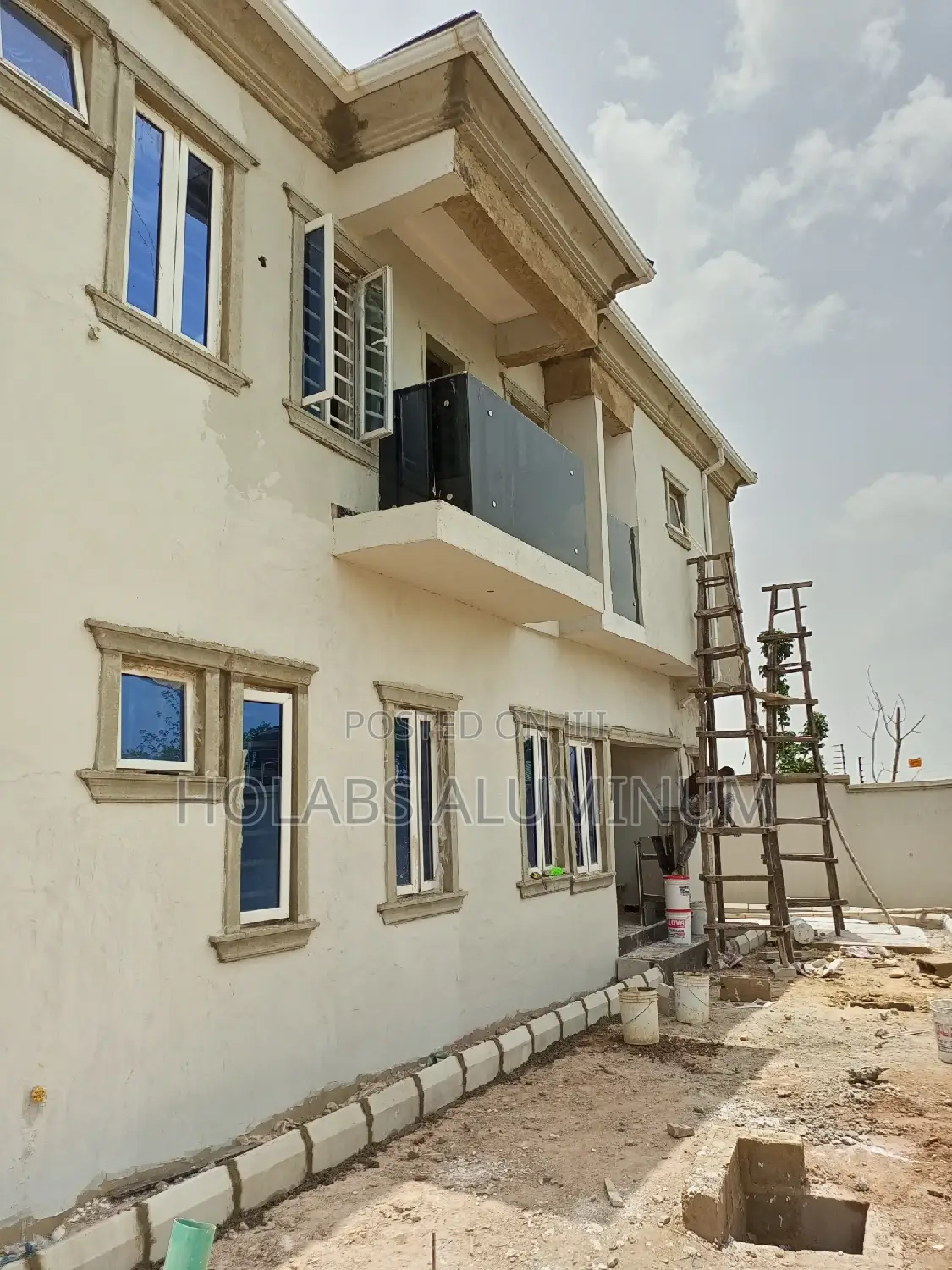 Casement Windows With Blue Glass 5mm With Burglary