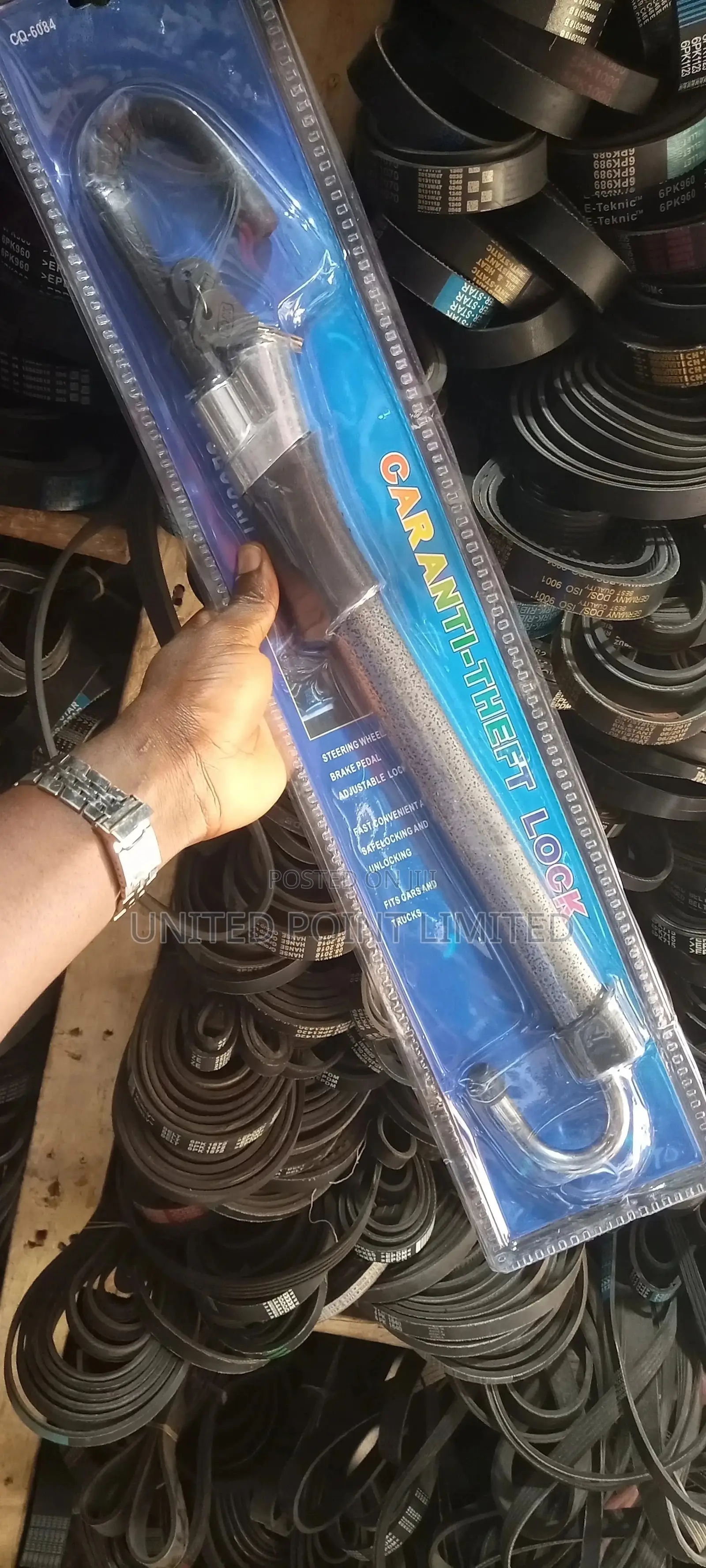 Card Steering Lock
