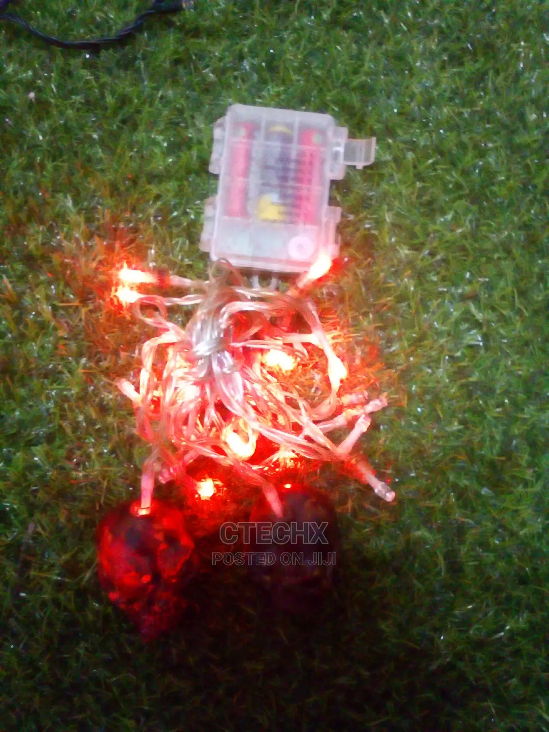 Halloween Skeleton Skull String Lights 12ft