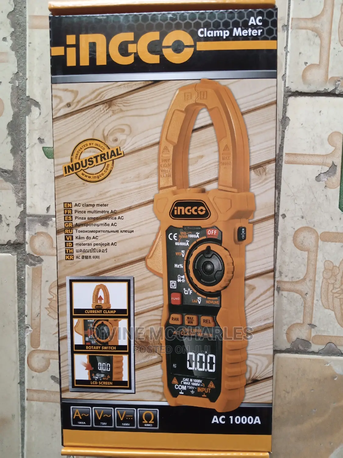 1000A Ingco Clamp Meter