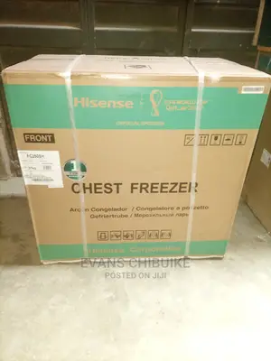 Brand New Hisens Freezer Black Color 189 Liters