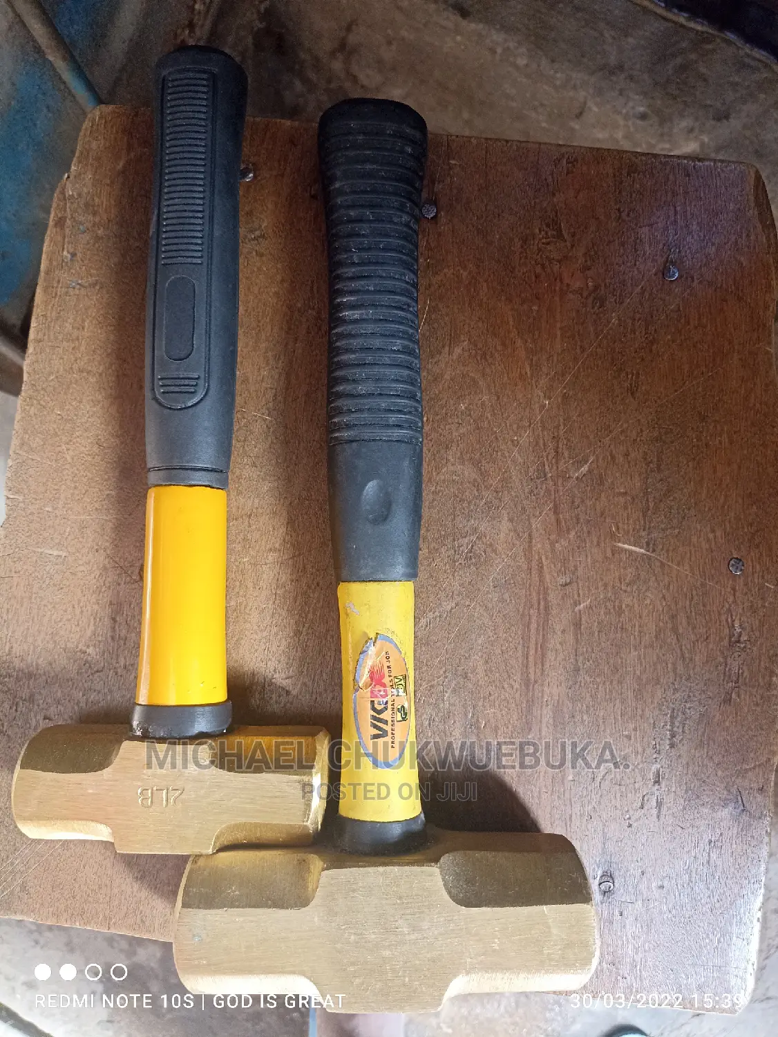 2lb Brass Hammer