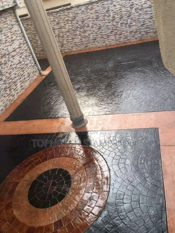 Decorative Concrete Floor Design Stamp Services