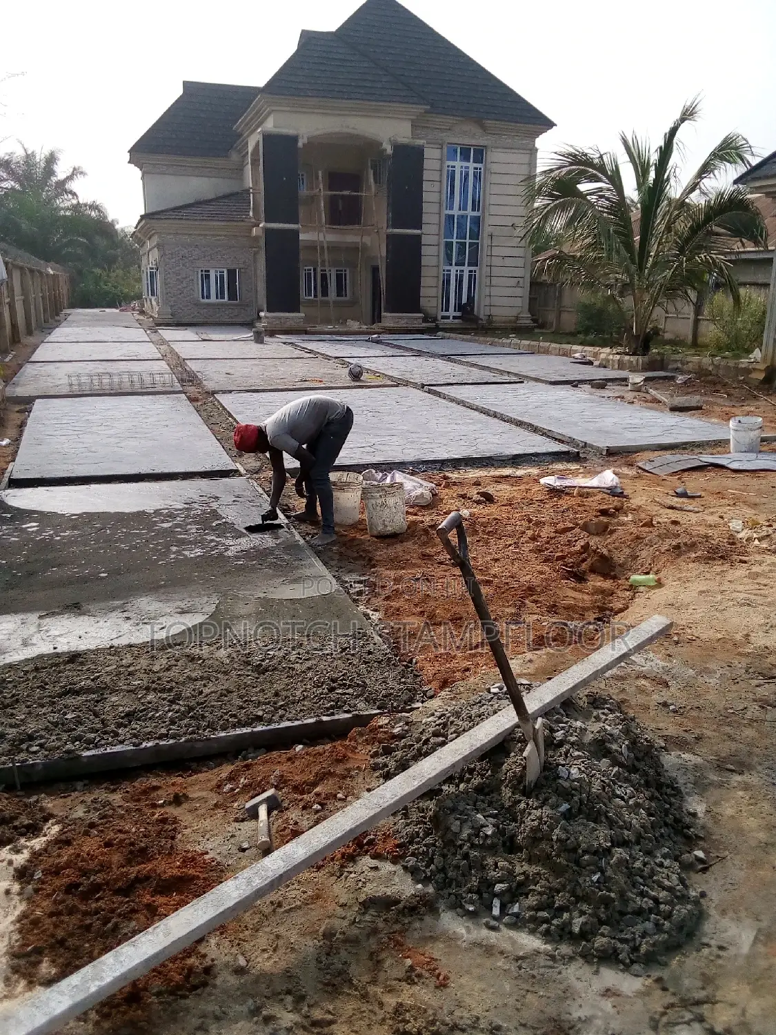 Decorative Concrete Floor Design Stamp Services
