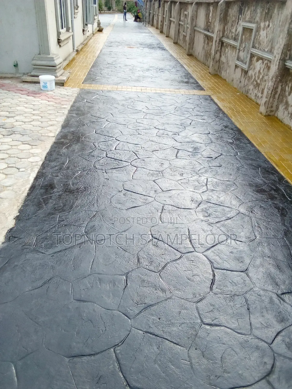 Decorative Concrete Floor Design Stamp Services