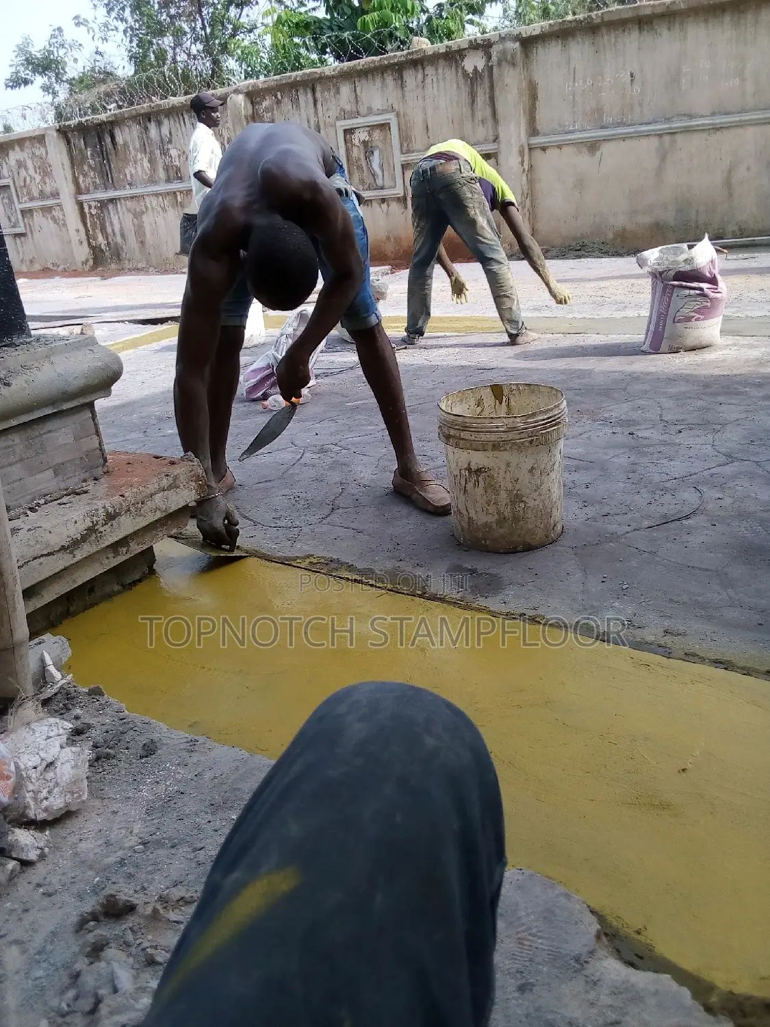 Decorative Concrete Floor Design Stamp Services