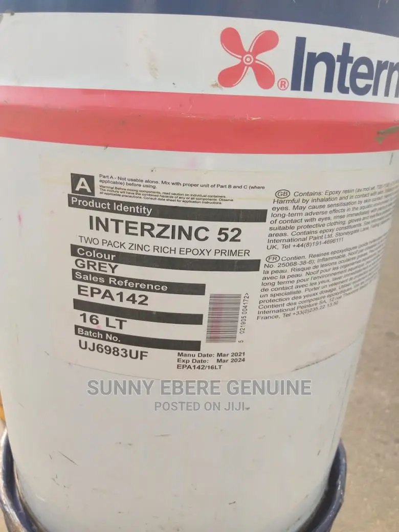 Zinc Rich Epoxy Primer Marine Paint