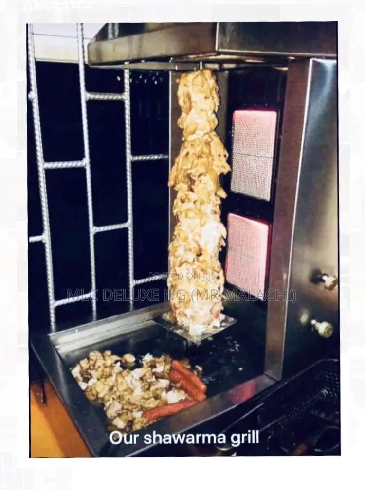 ROTATING Meat Griller/Shawarma Machine (2 Burners)Meat Grill