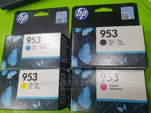 Complete Set Original Hp 953 Black and Color Ink Cartridges