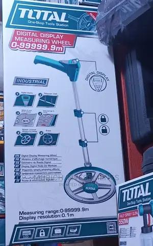 TOTAL Digital Distance Measuring Wheel