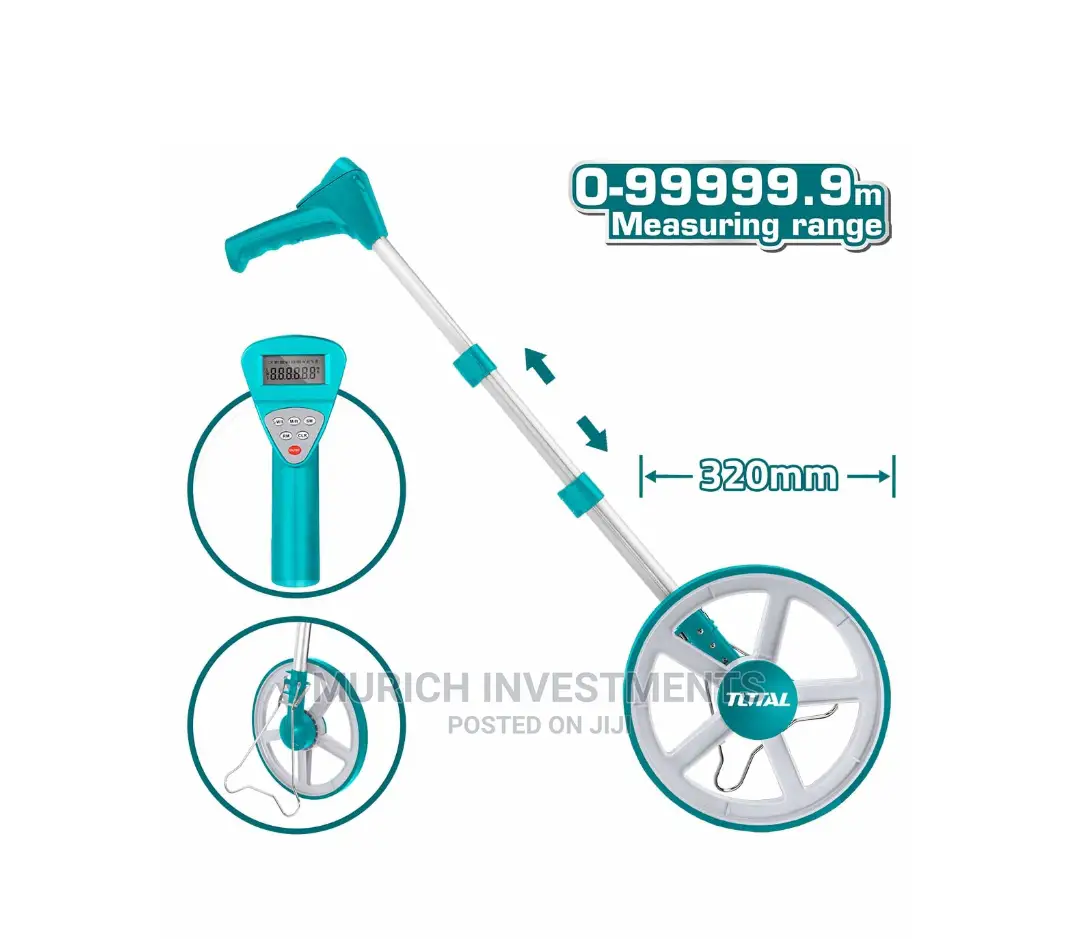 TOTAL Digital Distance Measuring Wheel