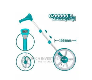 TOTAL Digital Distance Measuring Wheel