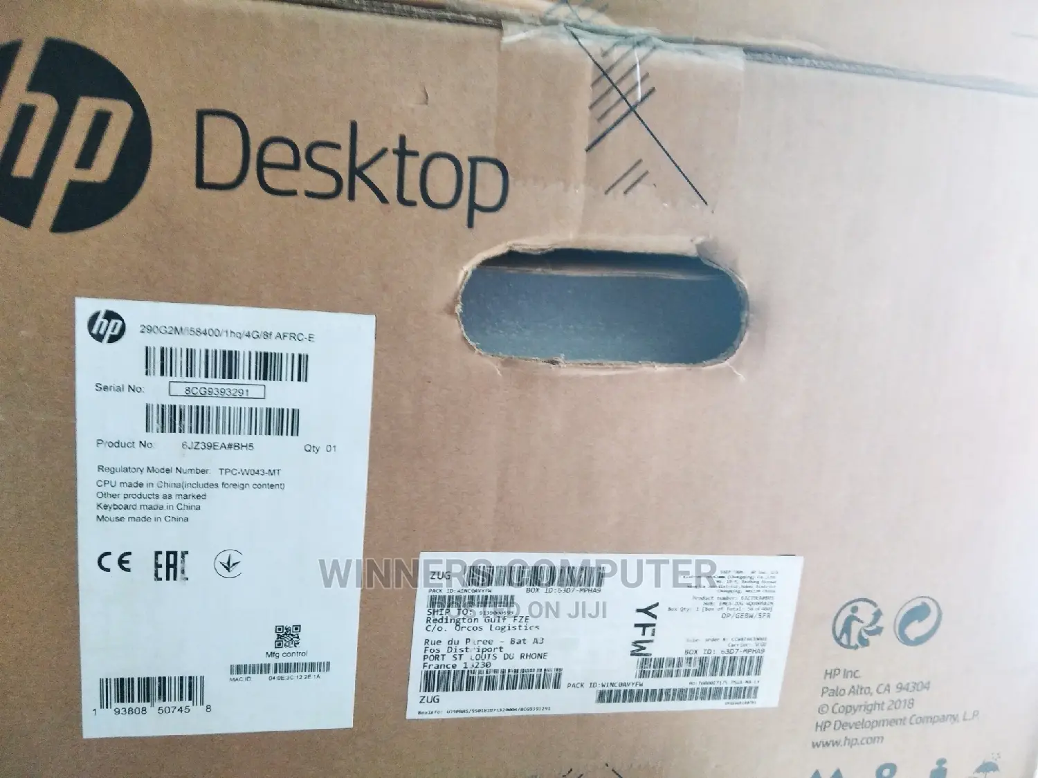 Hp290g2m Cori5