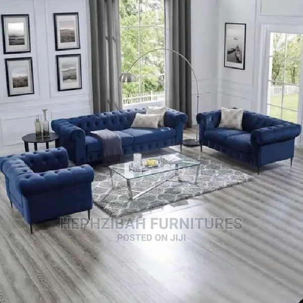 6 Seater Chesterfield Sofa