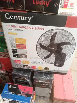 Century Rechargeable Wall Fan 18"