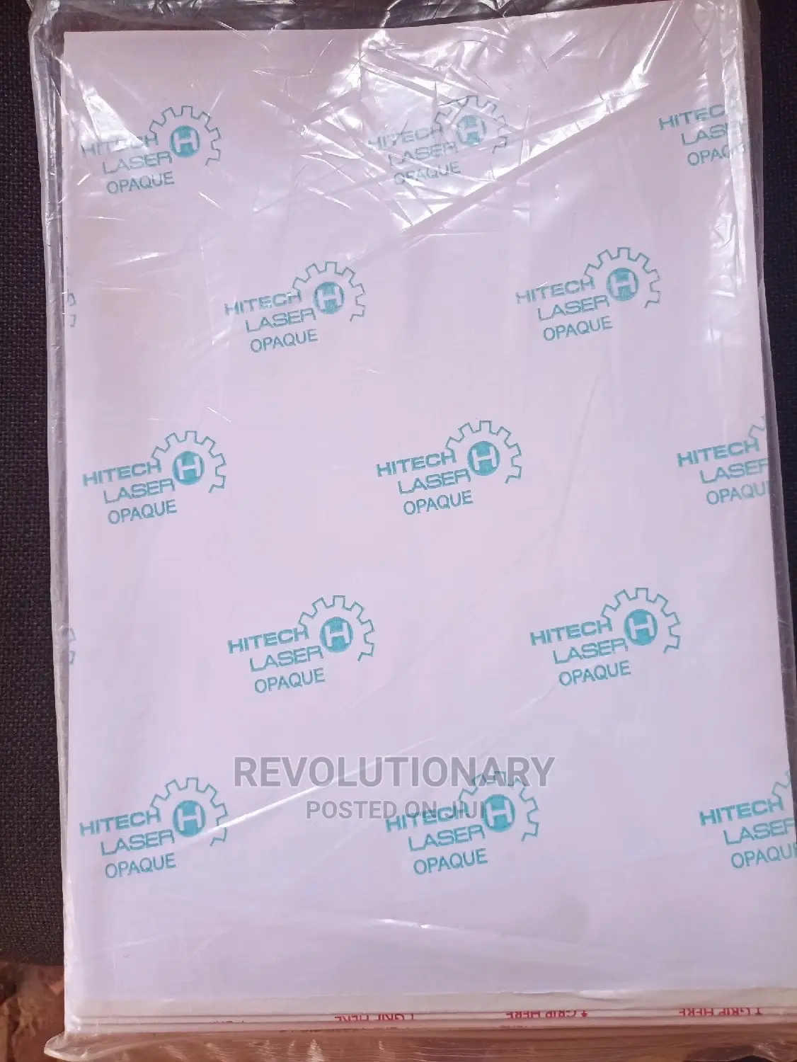 Hitech Laser Opaque Transfer Paper