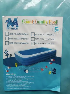 Giant Family Swimming Pool 10feet by 6fit With Pump