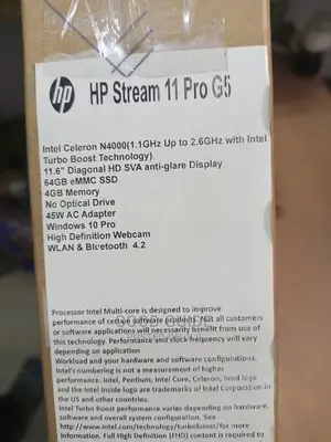 New Laptop HP Stream 11 4GB Intel Celeron SSD 60GB