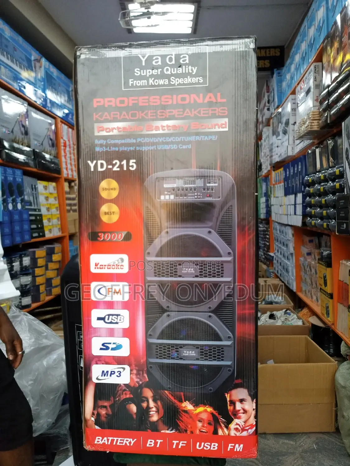 Pa System Double With Graphic Equalizer Big Battery