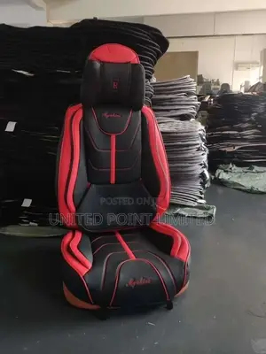 R Power Seatcover Black And Red
