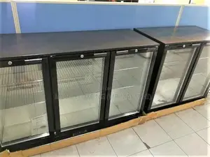 (1,2,3DOORS)Multi Purpose Black Under Bar Chiller/Bar Fridge