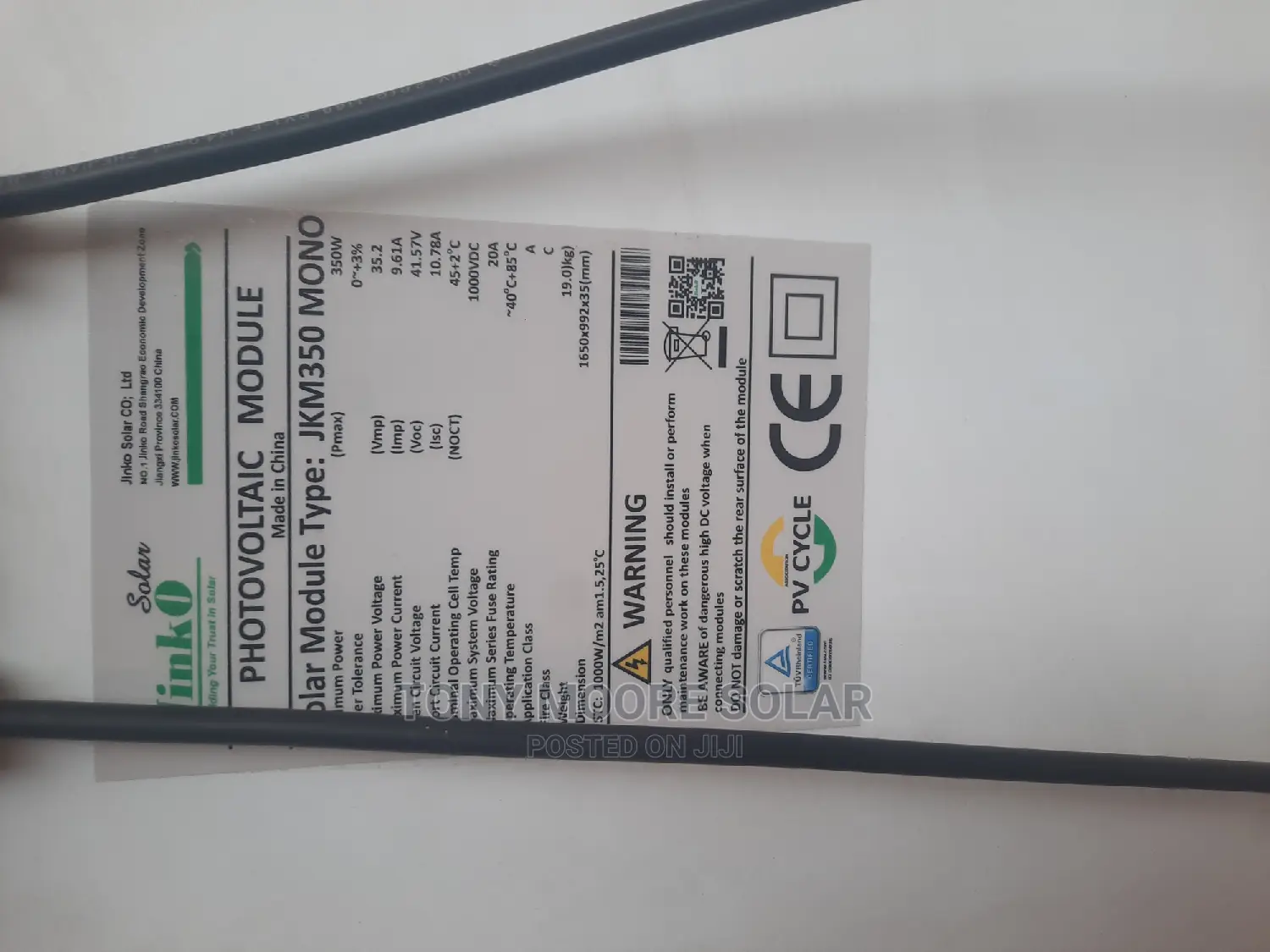 350w Jinko Solar Panel