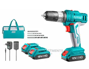 Total Cordless Hammer Impact Drill 12V With Two Batteries