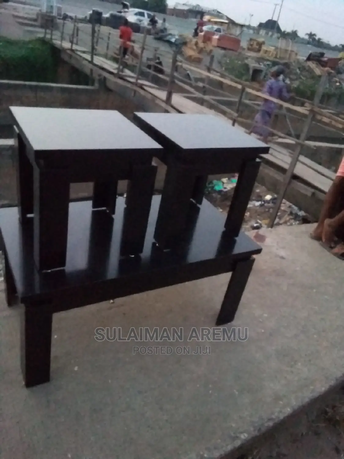 Center Table With Side Stood