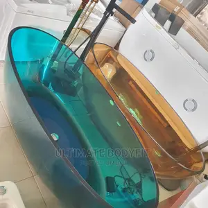 Brand New Transparent Glass Bathtub