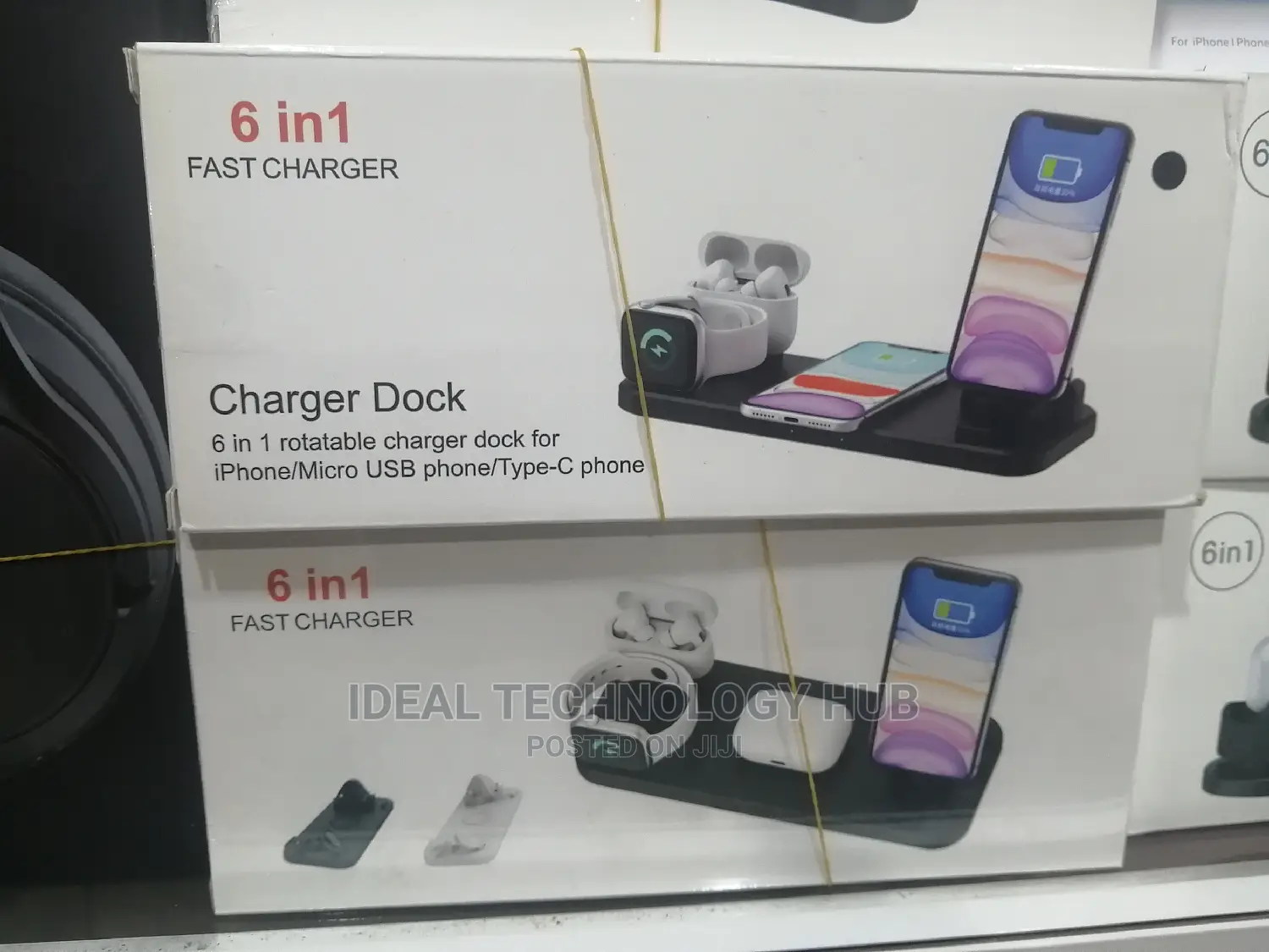6 in 1 Wireless Fast Charging Dock
