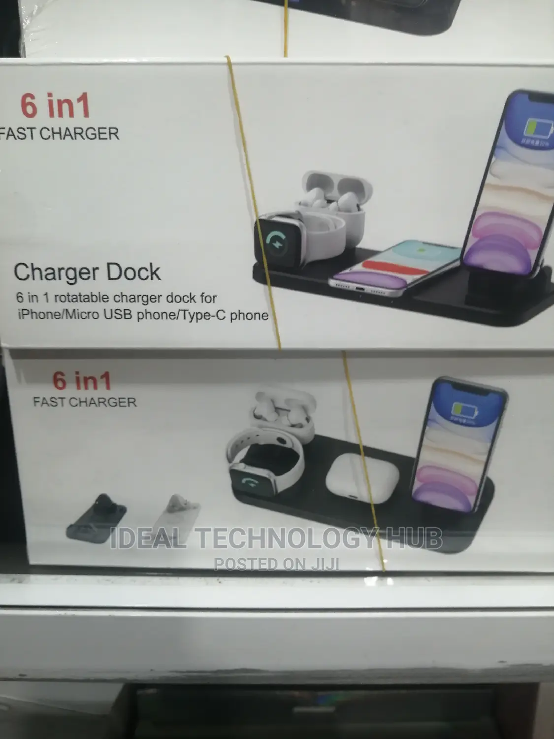 6 in 1 Wireless Fast Charging Dock