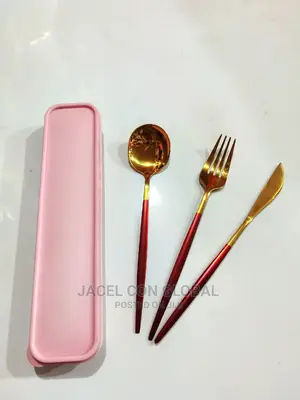 Gold 2 Toned Cutlery Set