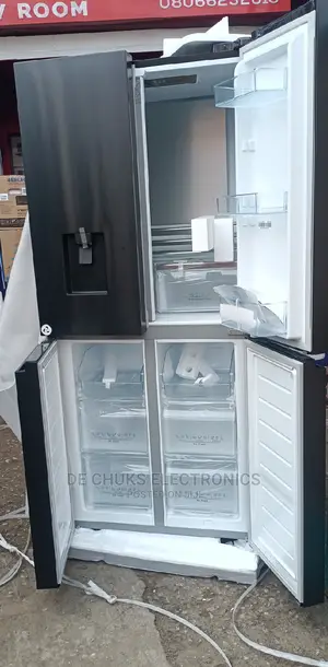 Brand New Hisense 4 Doors Refrigerator With Dispenser (432L)