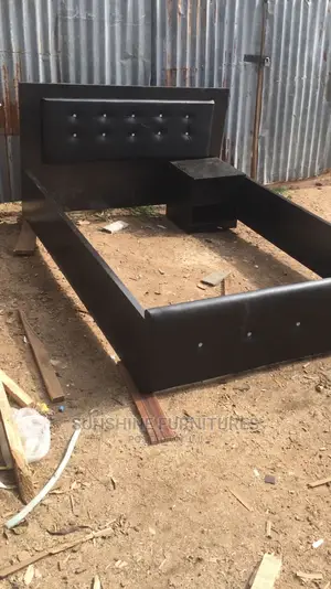 Padded 4/6ft Bedframe Made With Imported Woods