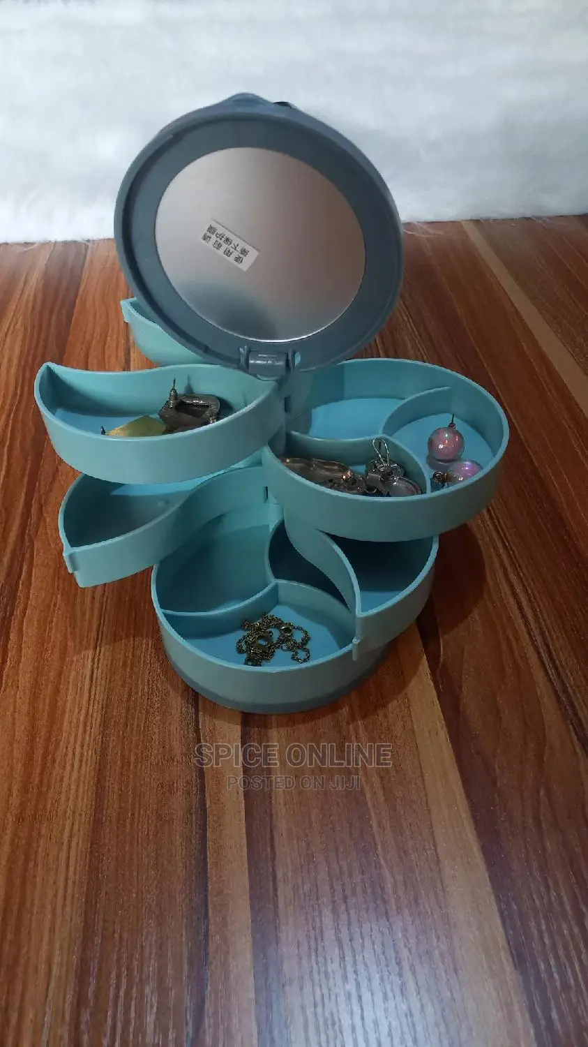LU; Rotating Jewelry Storage - Home Decoration