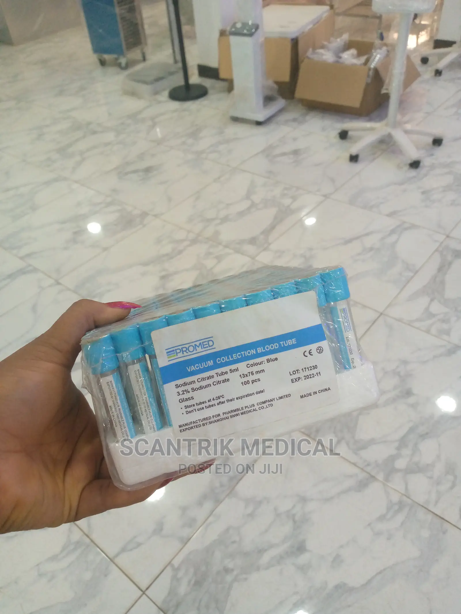 Laboratory Use Sodium Citrate Collection Tubes