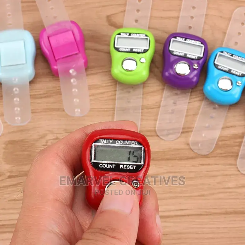 1pcs Portable Mini Counter Stitch Marker Row Finger