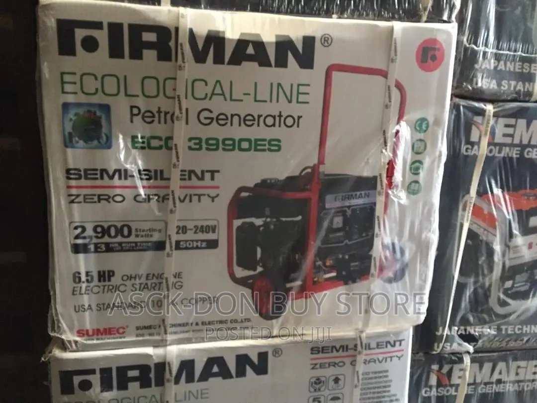 Sumec Firman 2.9kva  100% Copper Gasoline Generator.