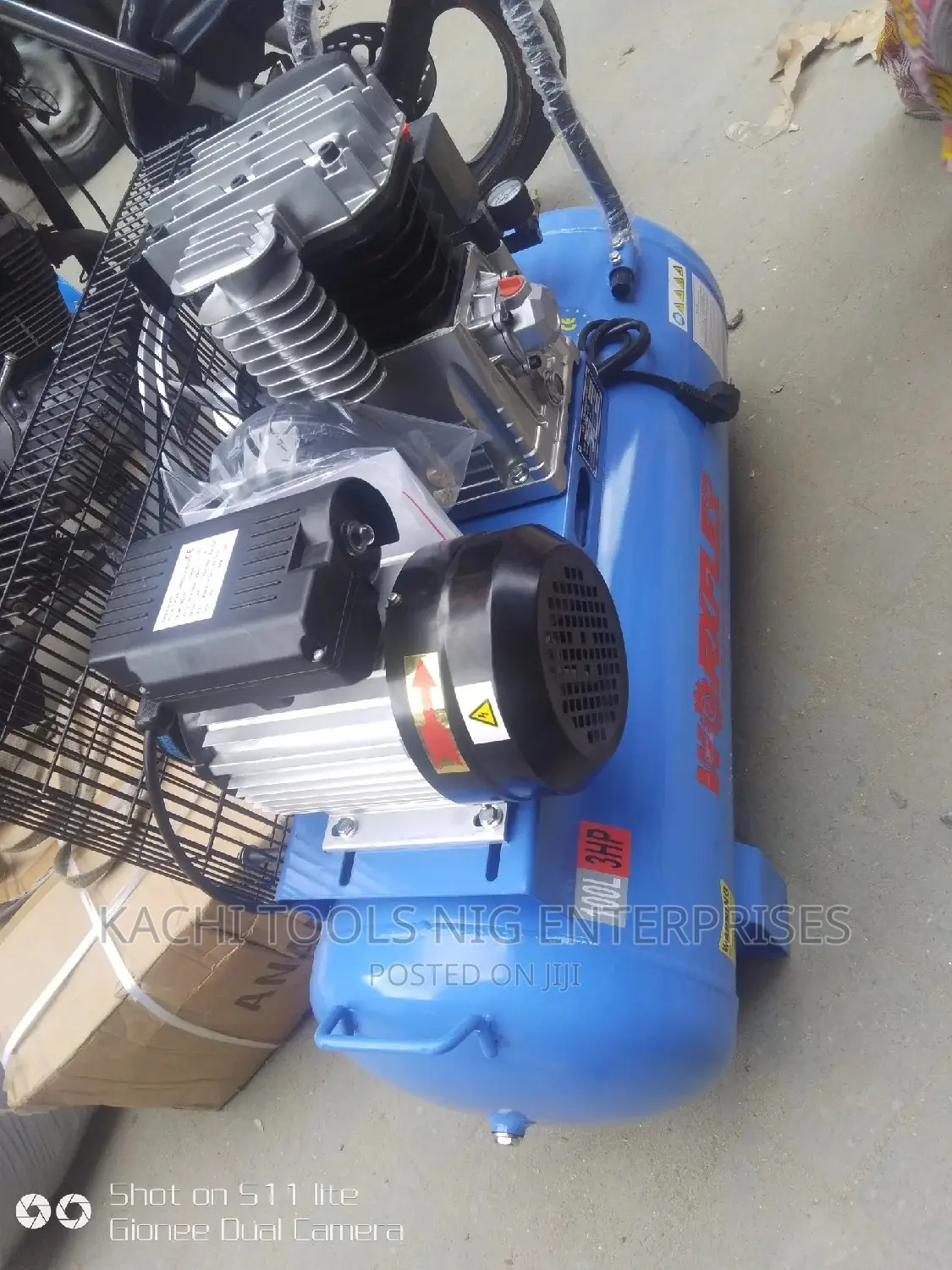100 Letter Air Compressor Machine