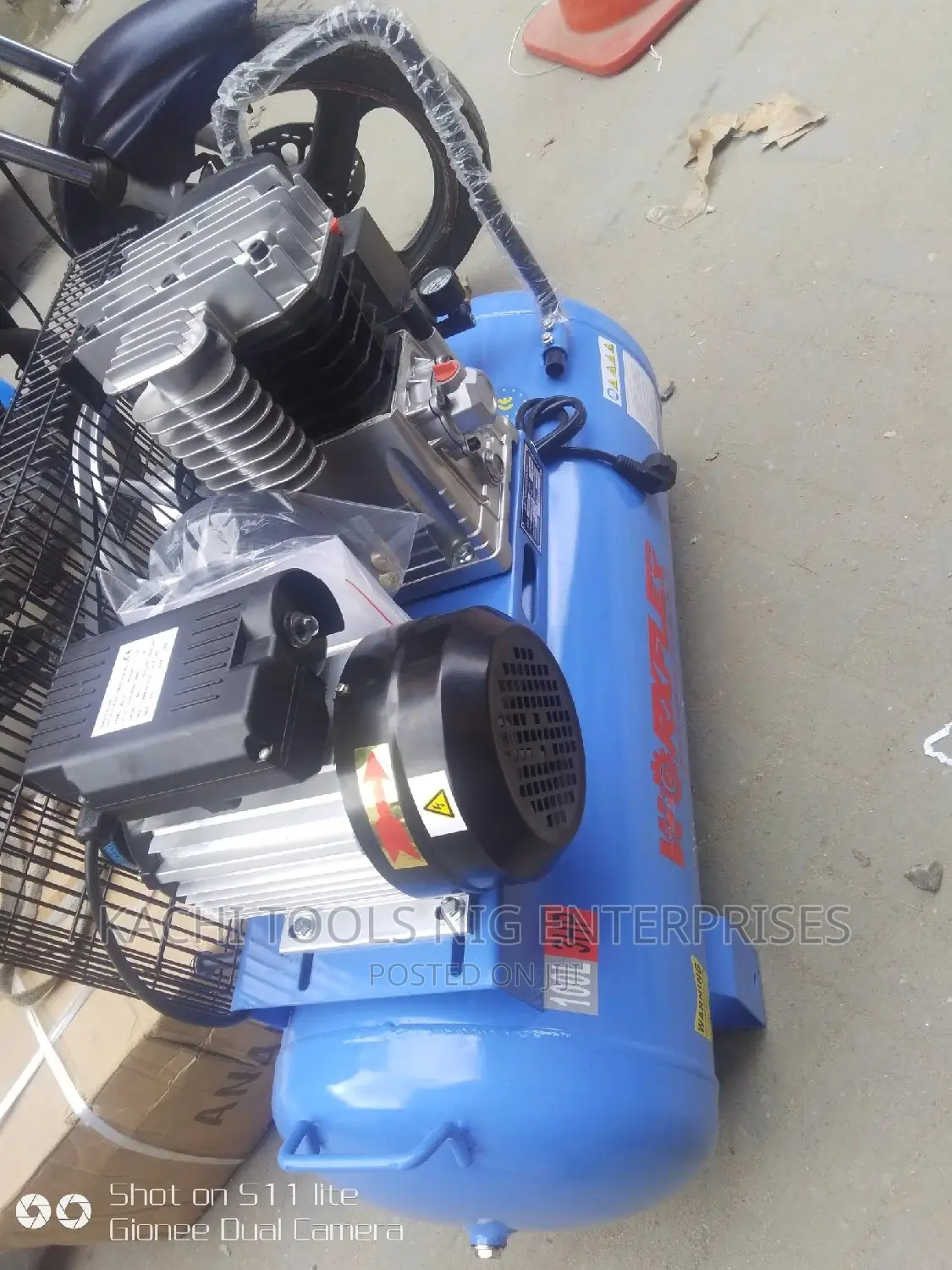 100 Letter Air Compressor Machine