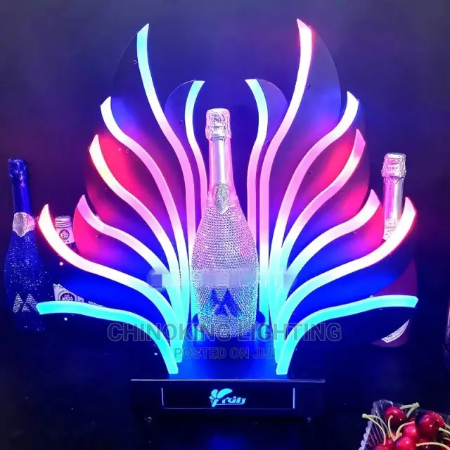 Led Champagne Carrier Peacock Tail