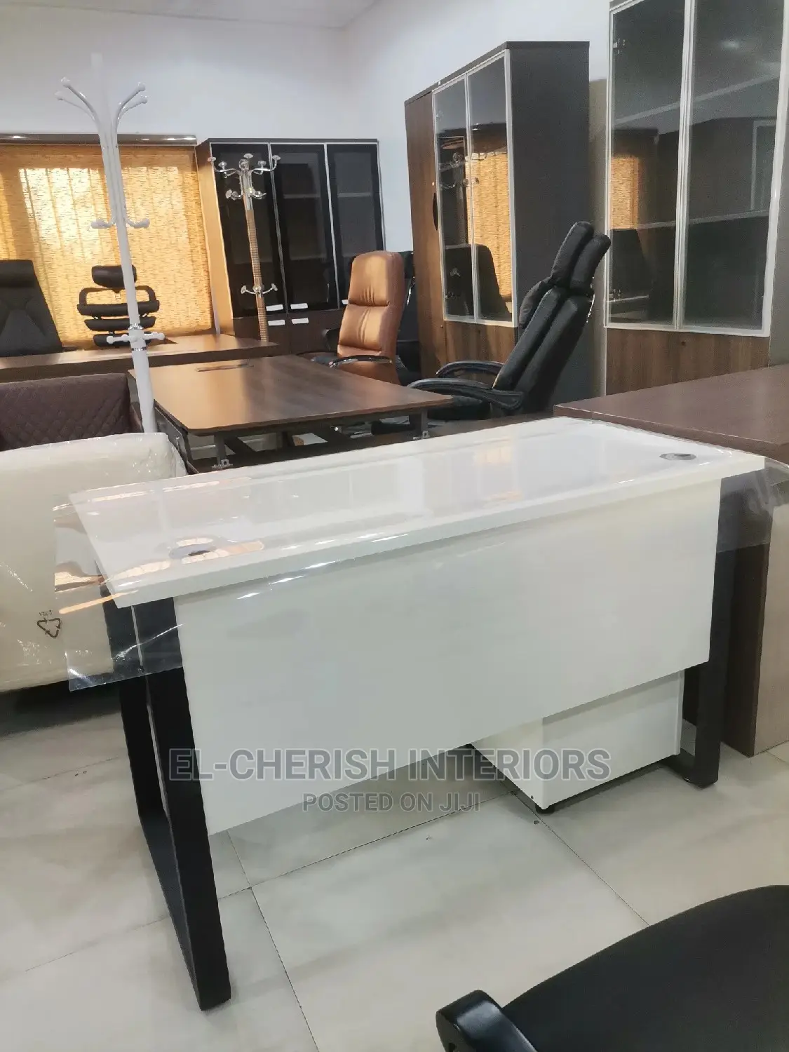 Cossy White Office Table.