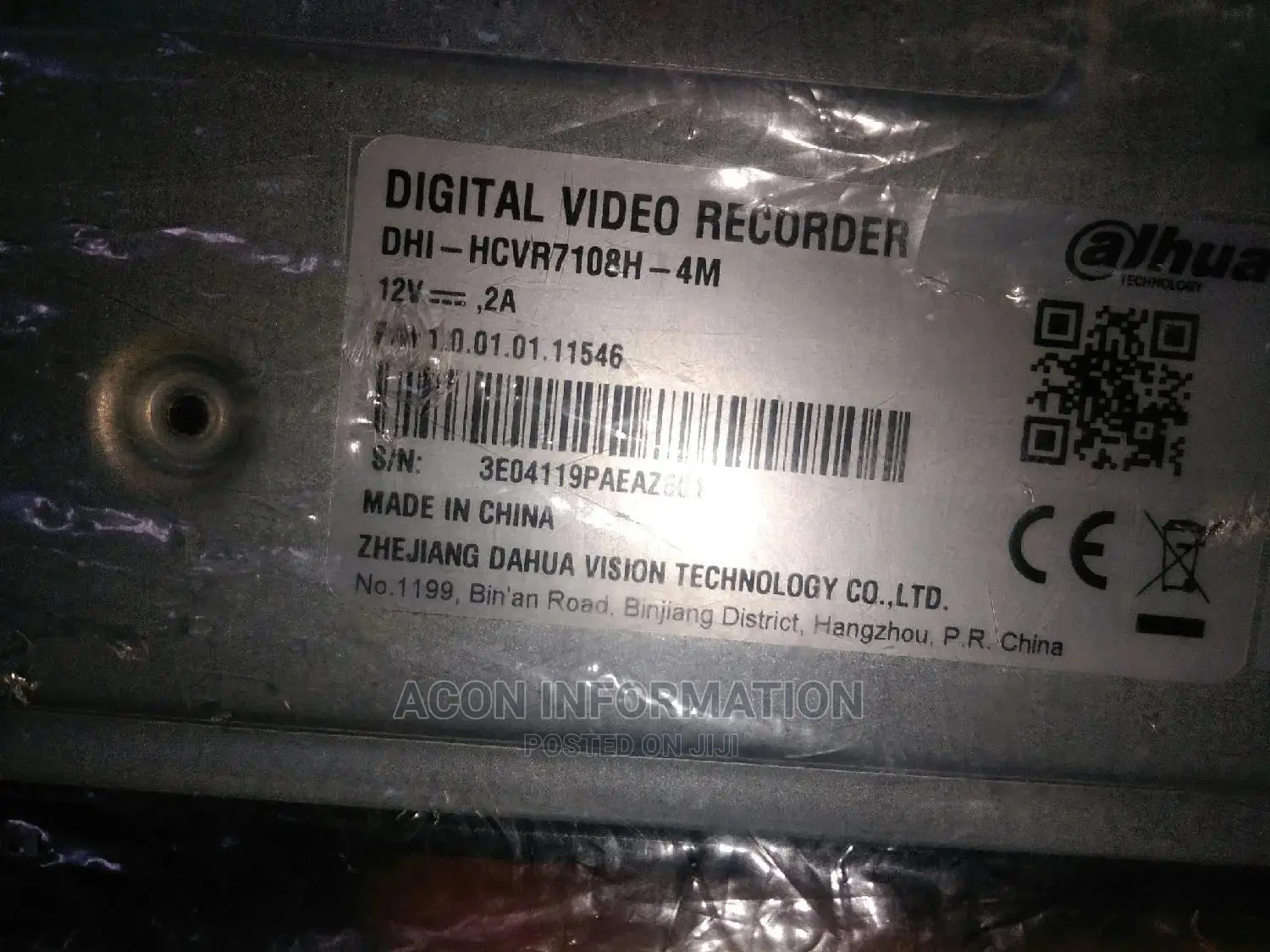 8ch Dahua DHI -Hcvr7108h-4pm