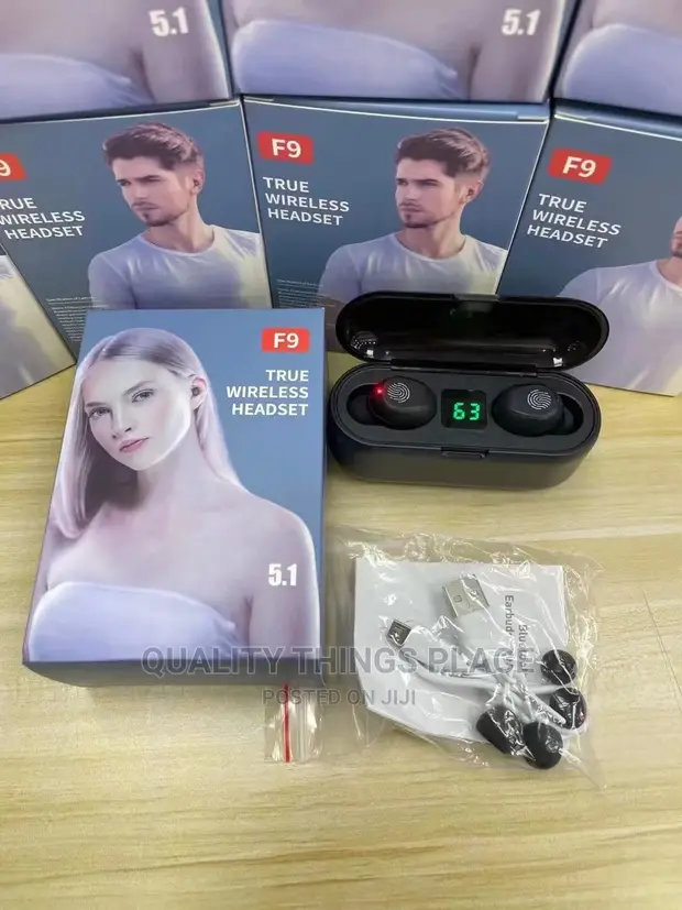 F9 Earbud Tws in Yaba Headphones, Qualitinz Place