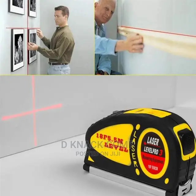 5.5m High-Precision Telescopic Laser Level Tape Measure